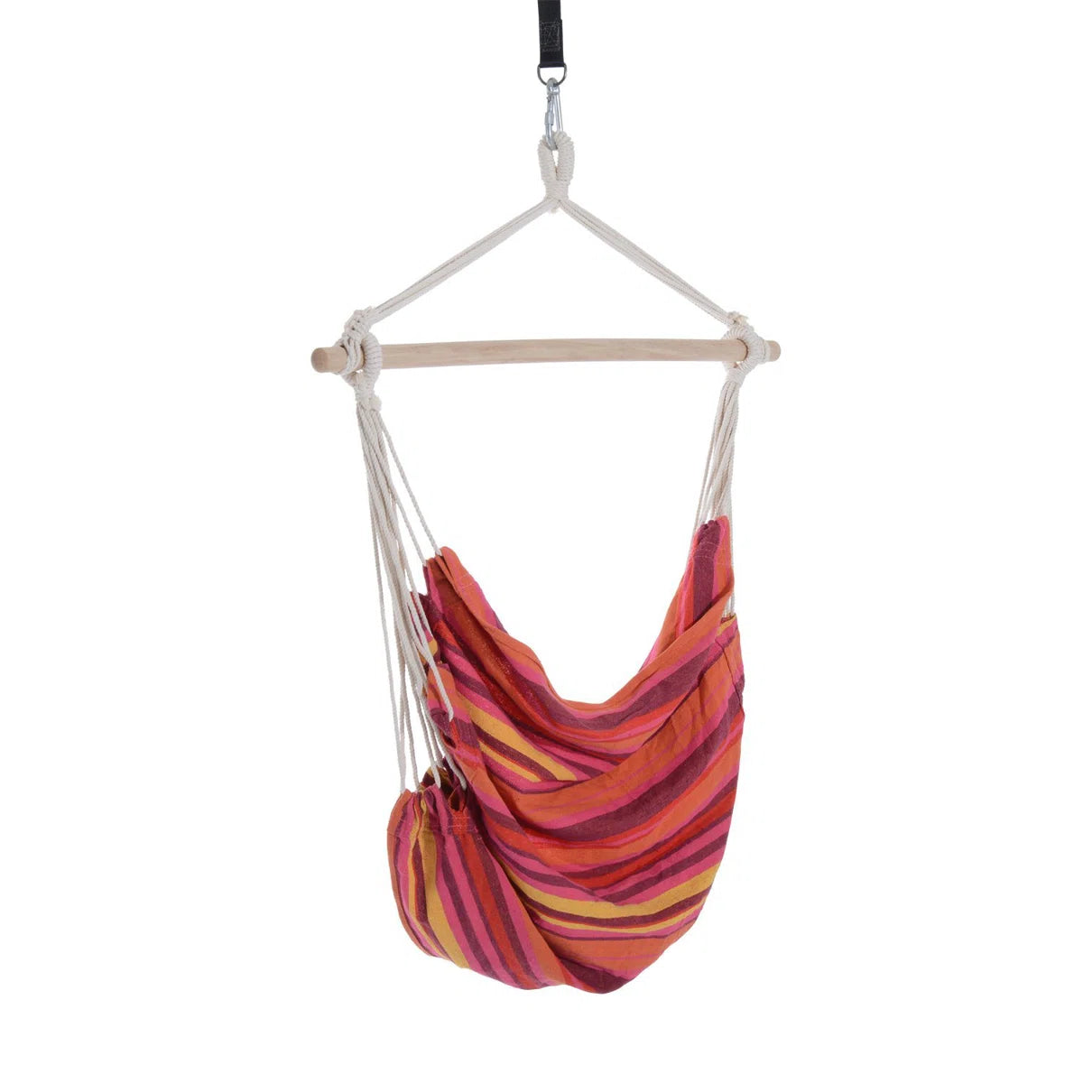 Sunset hanging chair lifestyle outdoor use